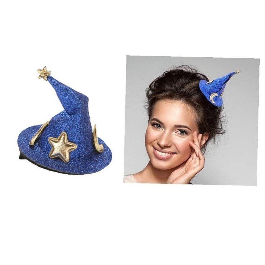 Amazon.co.jp: 魔女帽子 ヘアクリップ ミニ ハロウィン ヘアピン 髪